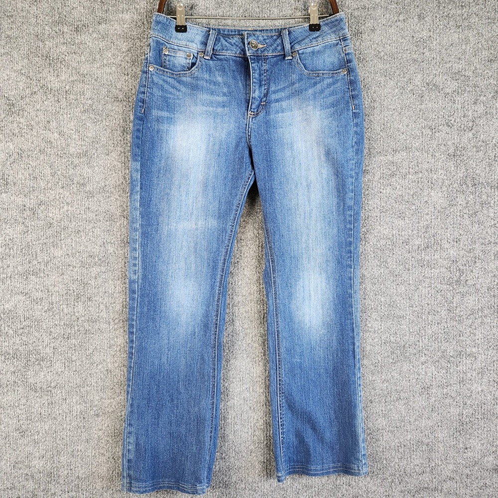 Riders by Lee Premium Jeans Womens Size 12L Blue Straight Leg